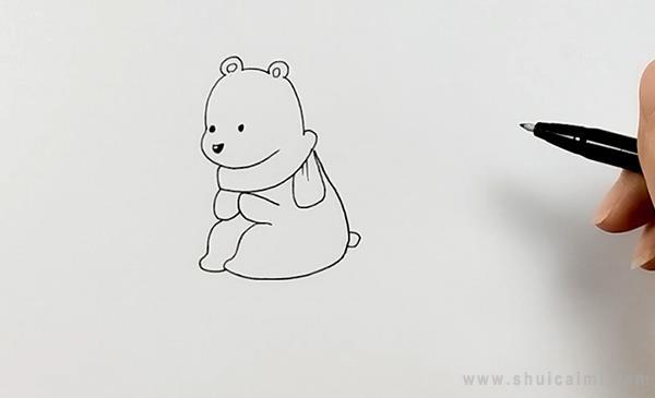 北极熊简笔画怎么画 北极熊简笔画顺序
