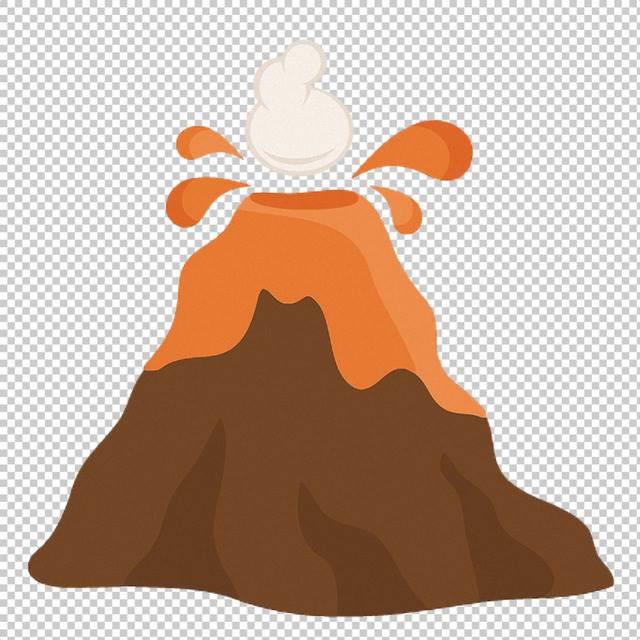 火山简笔画 火山简笔画图片大全