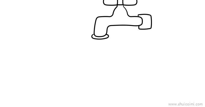 节约用水儿童画怎么画 节约用水简笔画图片