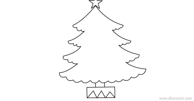 圣诞树儿童画怎么画 圣诞树简笔画好看