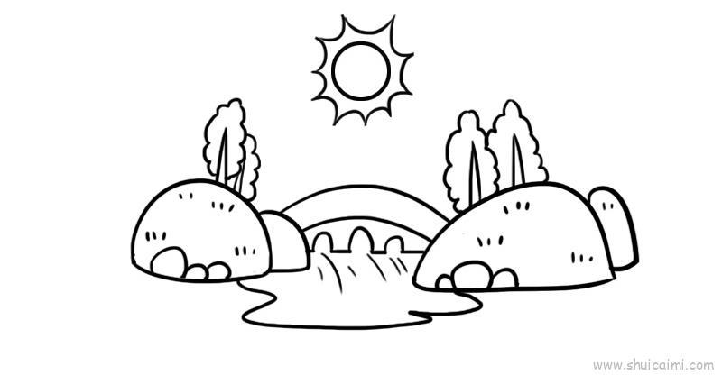 夏天风景儿童画怎么画 夏天风景简笔画好看