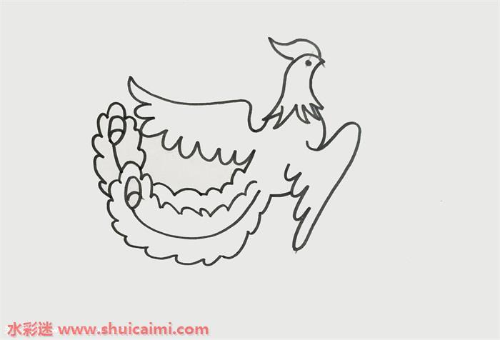 凤凰好看怎么画 凤凰好看简笔画漂亮彩色