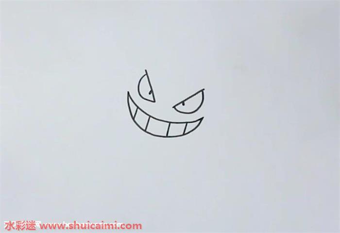 耿鬼怎么画 耿鬼简笔画图片大全