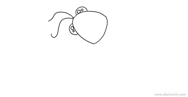虾儿童画怎么画 虾简笔画顺序