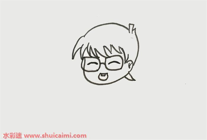柯南怎么画 柯南简笔画漂亮