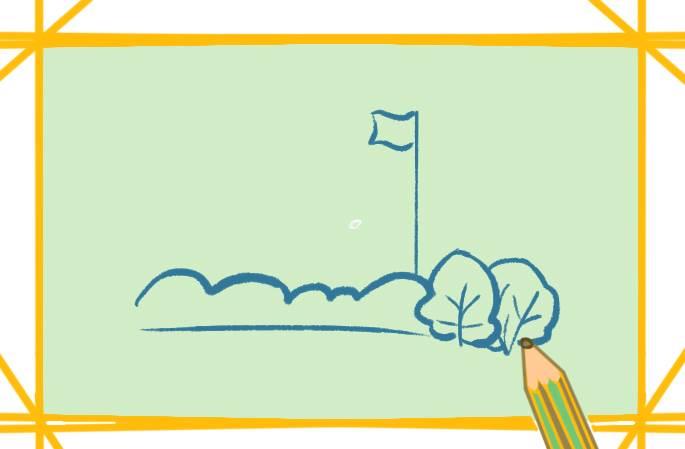 迎风简笔画 迎风图片卡通