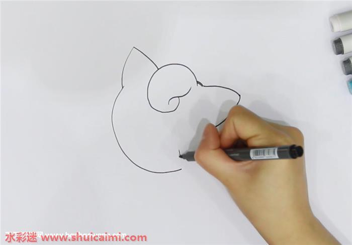 胖丁怎么画 胖丁简笔画步骤