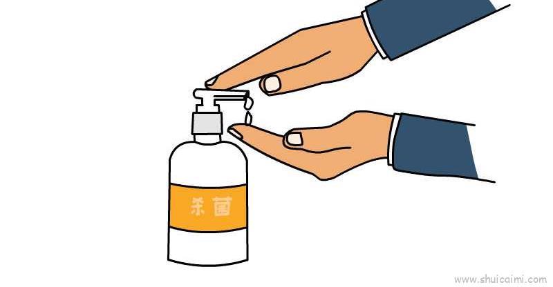 杀菌教程儿童画怎么画 杀菌教程简笔画画法