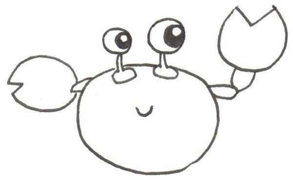 螃蟹的简笔画怎么画 螃蟹的简笔画好看