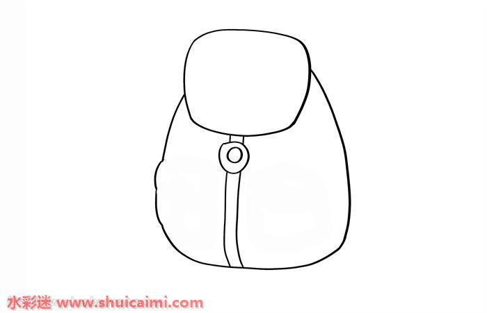 书包好看怎么画 书包好看简笔画简单易画彩色