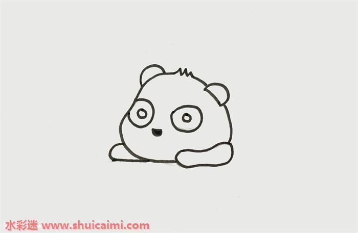 熊猫可爱怎么画 熊猫可爱简笔画画法