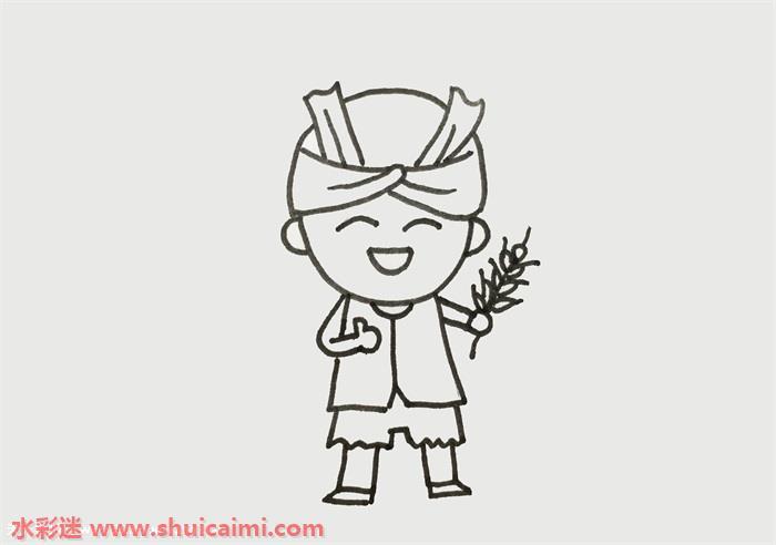农夫怎么画 农夫简笔画简单彩色