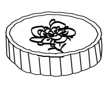 月饼简笔画 月饼简笔画儿童画