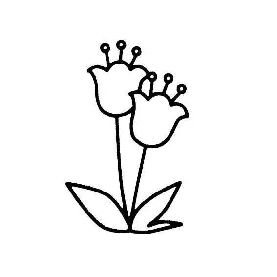 花花简笔画图片大全 可爱小花简笔画图片