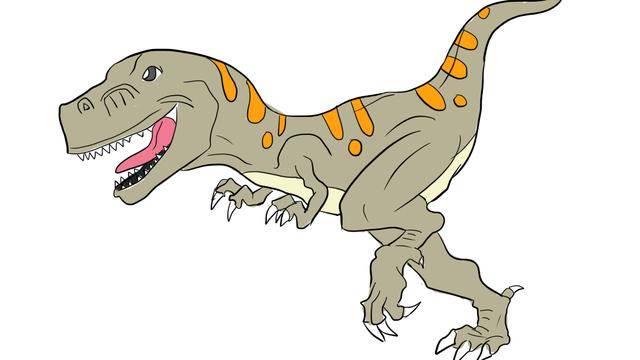 霸王龙简笔画 霸王龙简笔画简单