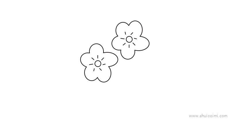 梅花儿童画怎么画 梅花简笔画画法