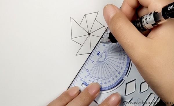 风车儿童画怎么画 带颜色风车简笔画图片步骤