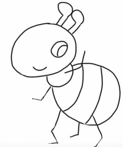 蚂蚁简笔画图片大全 蚂蚁简笔画图片大全可爱