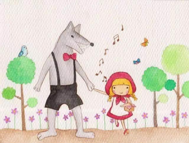 狐狸的夏天图片简笔画 彩色狐狸简笔画怎么画