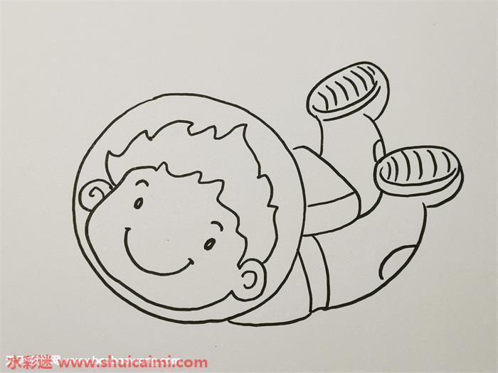 儿童宇航员怎么画 儿童宇航员简笔画简单又漂亮彩色