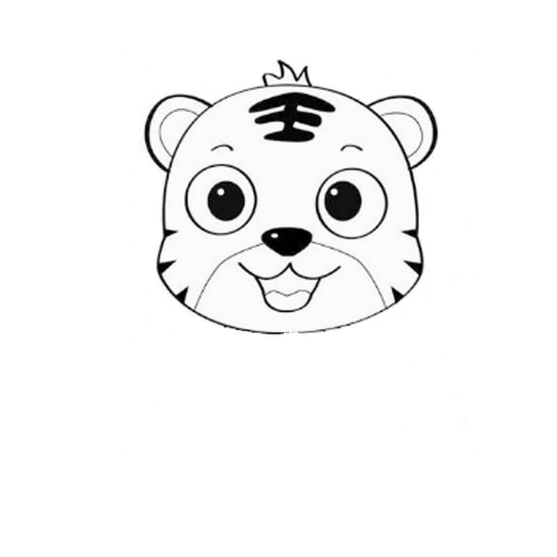 老虎简笔画 老虎简笔画可爱