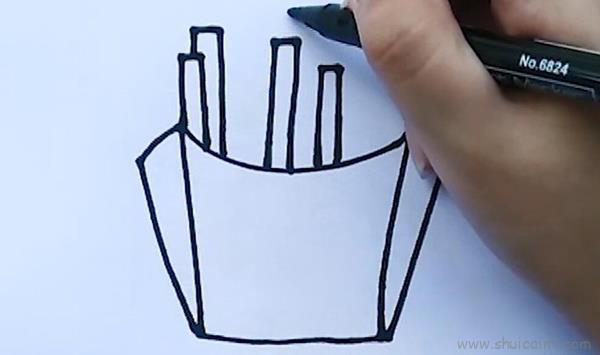 薯条儿童画怎么画 薯条简笔画简单又好看