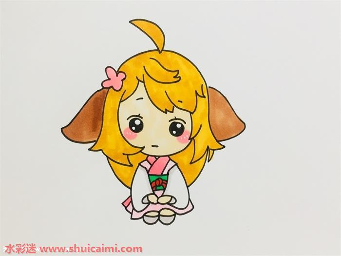 好看的涂山苏苏简笔画简单教程