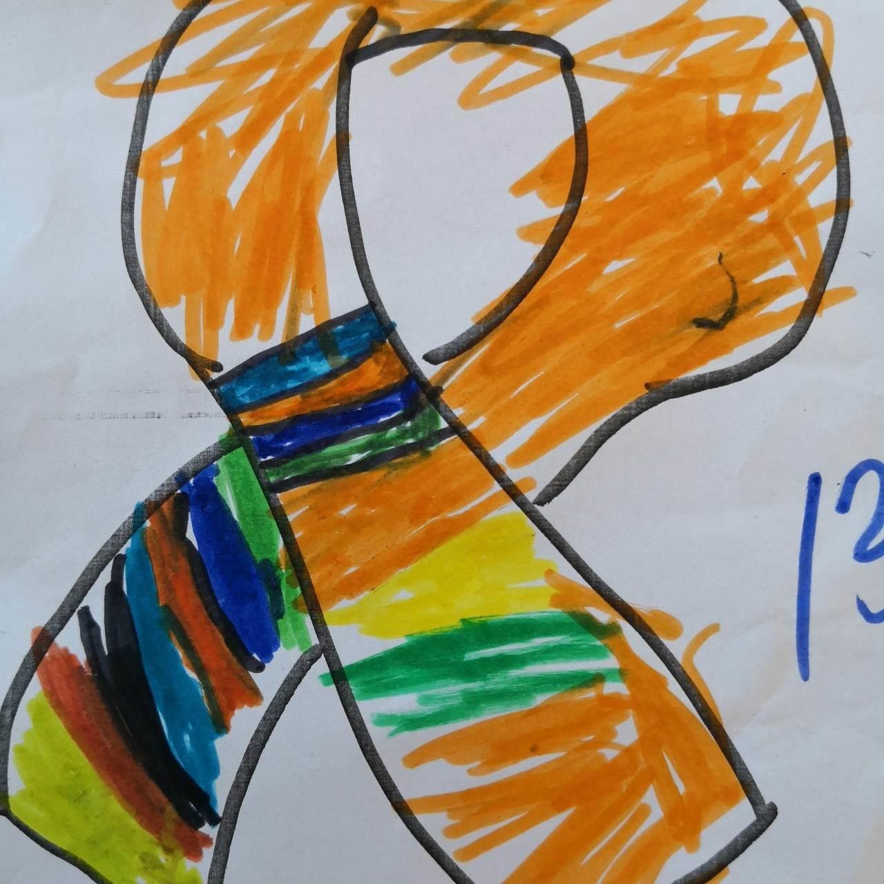 围巾简笔画 围巾简笔画图片大全