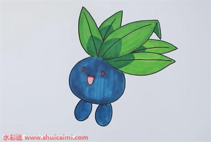 走路草怎么画 走路草简笔画图片大全