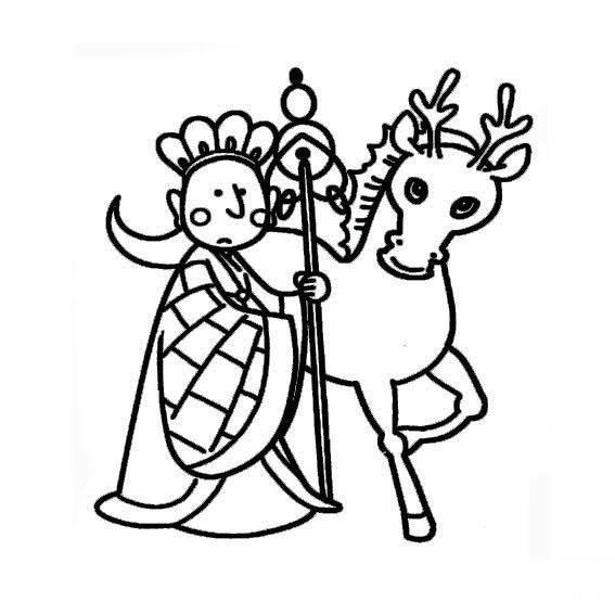 唐僧简笔画 唐僧简笔画简单又帅气