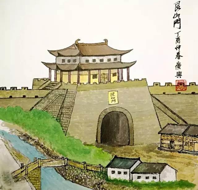 古城简笔画 古城简笔画图片大全