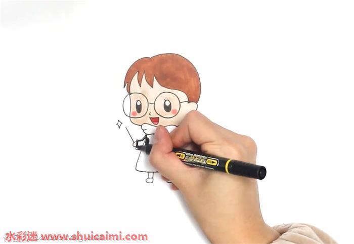 哈利波特怎么画 哈利波特简笔画步骤图