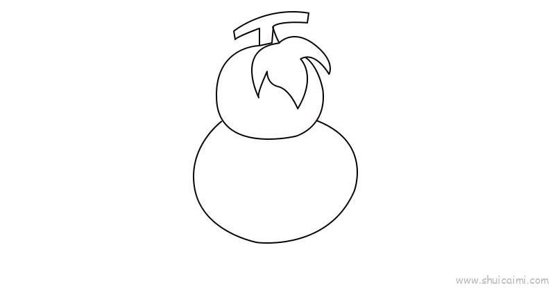 葫芦儿童画怎么画 葫芦简笔画好看