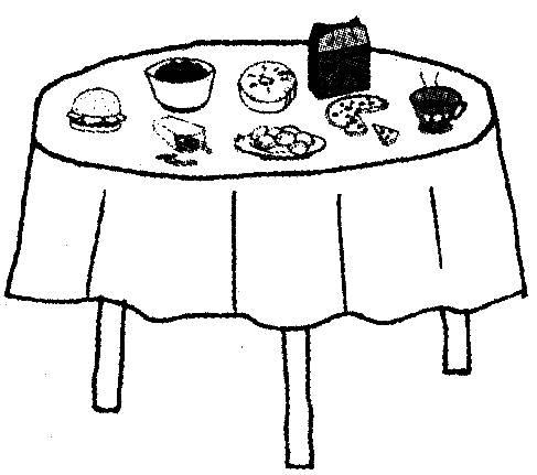 桌子简笔画 桌子简笔画图片大全