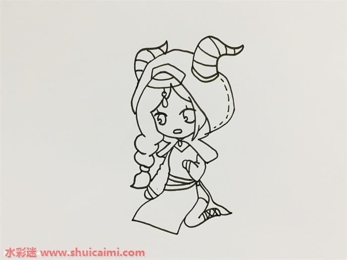 祭司怎么画 祭司简笔画简单漂亮