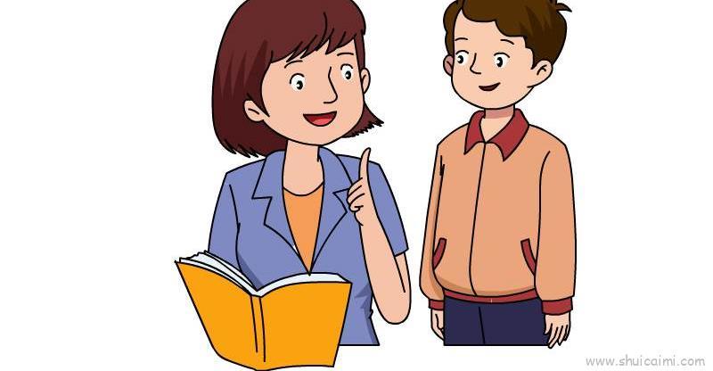 老师给学生讲课儿童画怎么画 老师给学生讲课简笔画好看