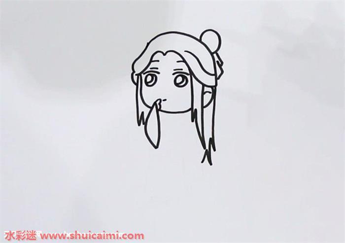 谢怜q版怎么画 谢怜q版简笔画图片大全