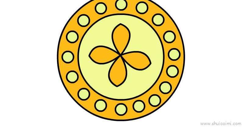 创意盘子儿童画怎么画 创意盘子简笔画图片大全