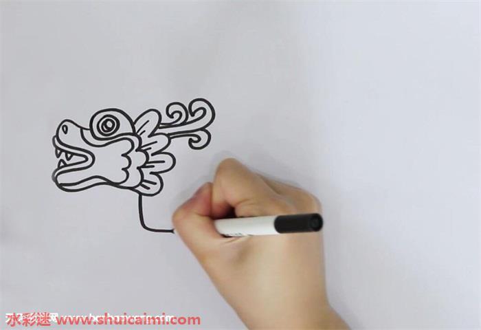 龙舟怎么画 龙舟简笔画步骤图