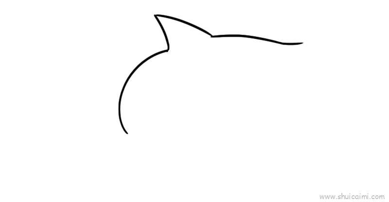 大鲨鱼儿童画怎么画 大鲨鱼简笔画画法