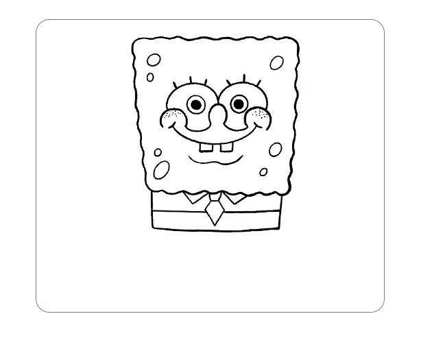 海绵宝宝简笔画图片大全 海绵宝宝简笔画图片大全可爱