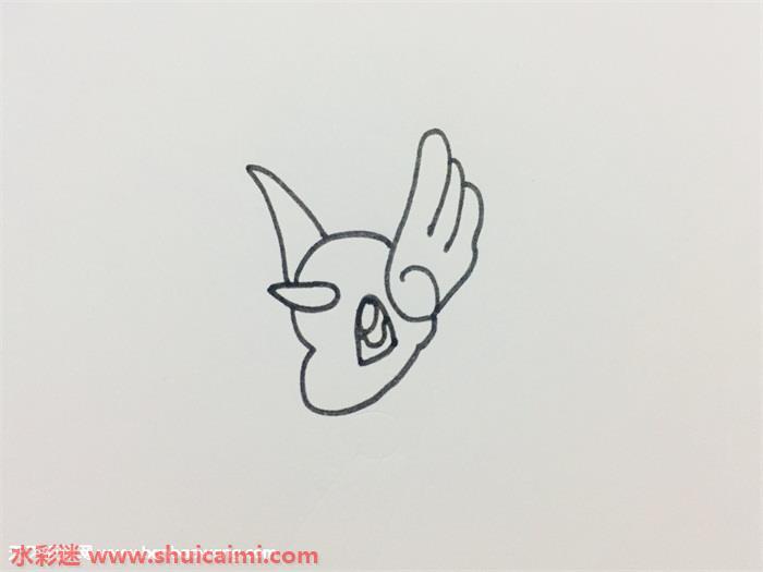 哈克龙怎么画 哈克龙简笔画彩色