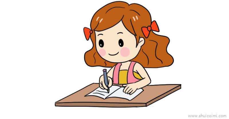 读书笔记儿童画怎么画 读书笔记简笔画步骤