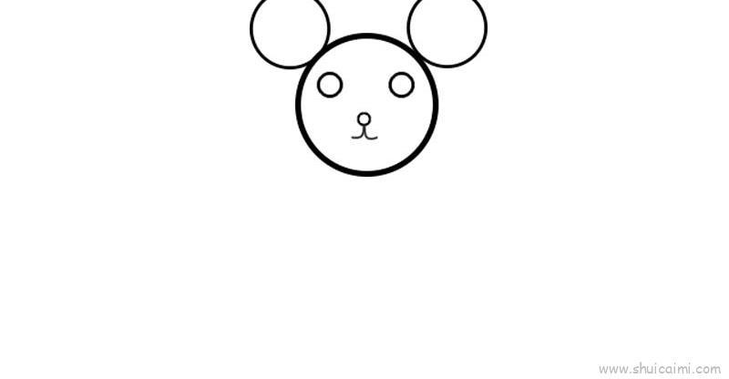 小熊儿童画怎么画 小熊简笔画步骤