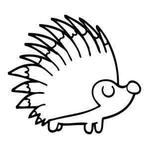 小刺猬简笔画图片大全 小刺猬简笔画图片大全大图