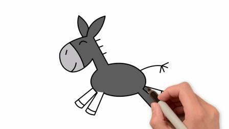 驴简笔画图片大全 驴简笔画图片大全彩色