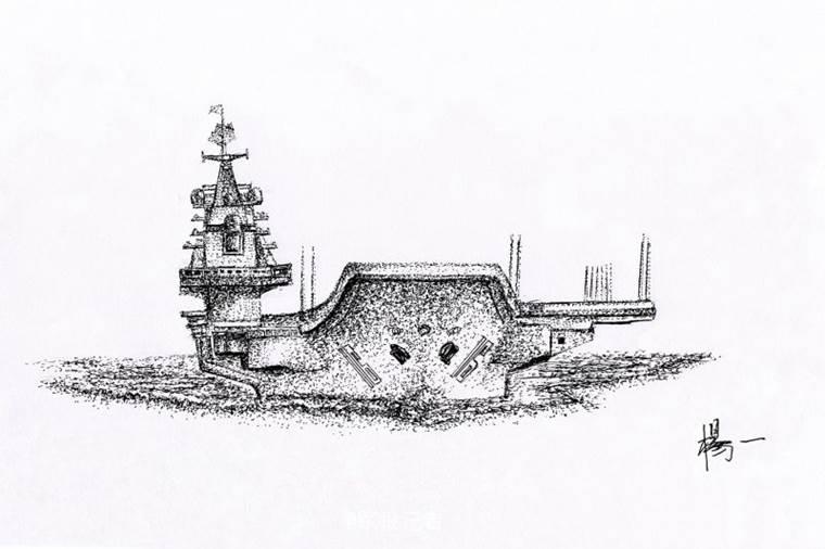 航母简笔画 航母简笔画图片