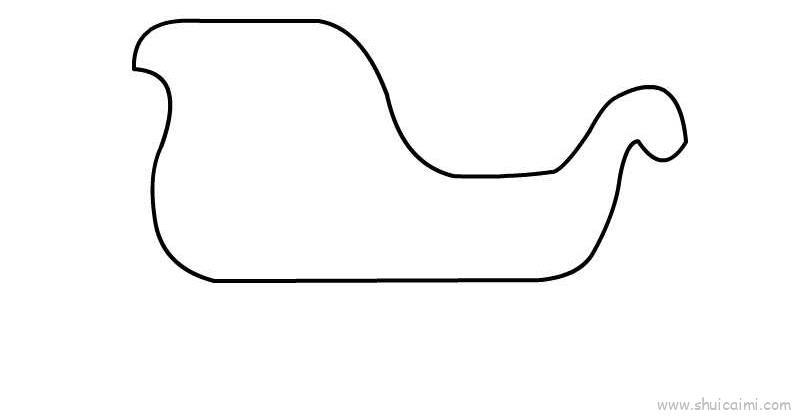 雪橇儿童画怎么画 雪橇简笔画画法