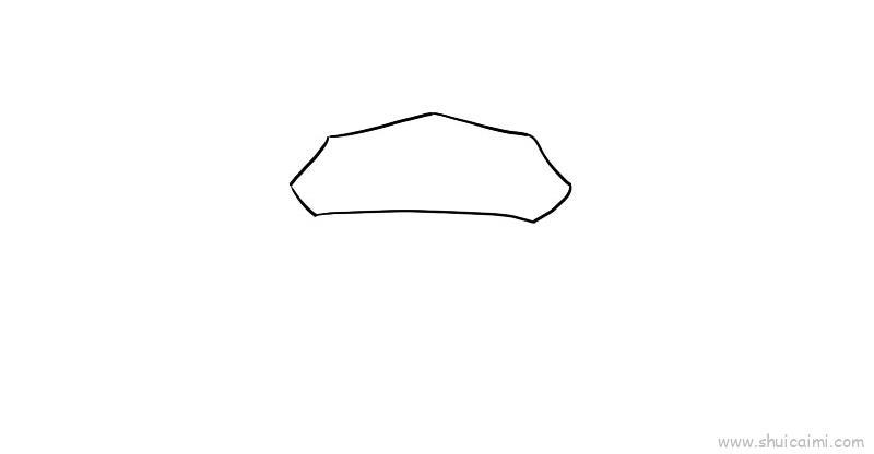 警察帽子儿童画怎么画 警察帽子简笔画简单