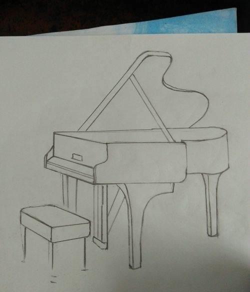 钢琴的简笔画图片大全 钢琴的简笔画图片大全可爱